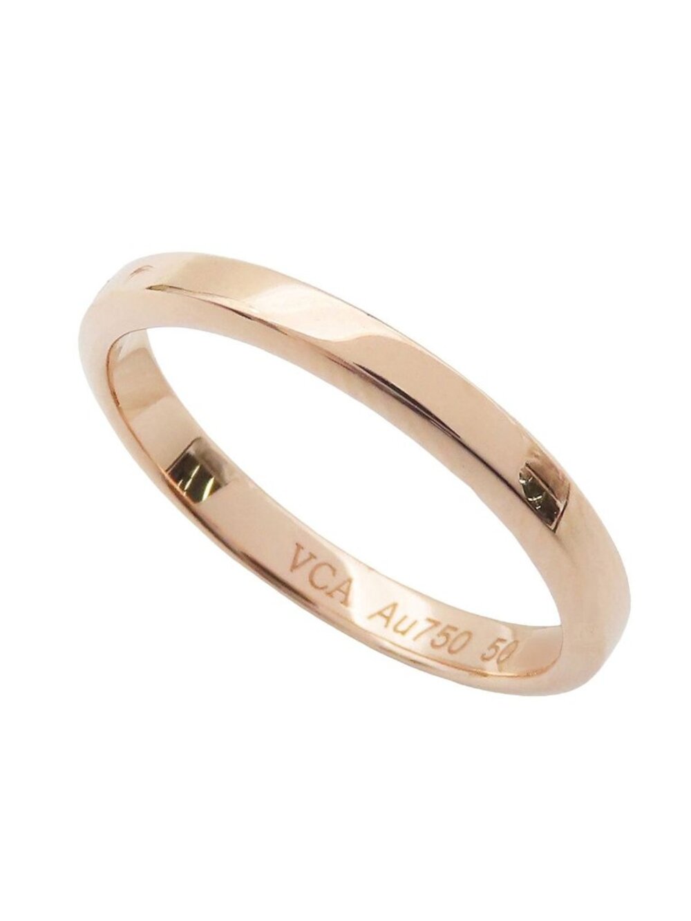 Van Cleef & Arpels Toujours Marriage Ring Pink Gold 18k Rose Box